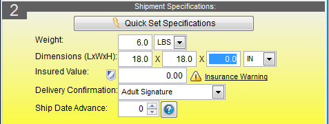 Invoice Shipment Step 2 Manual Entry